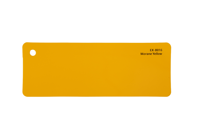 Premium PPF colour swatch in Morane Yellow - Ozone Shield
