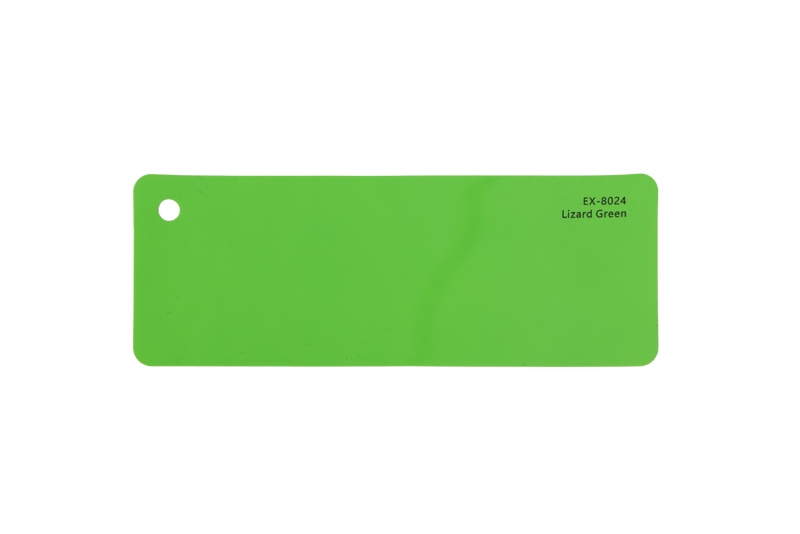 Premium PPF colour swatch in Lizard Green - Ozone Shield