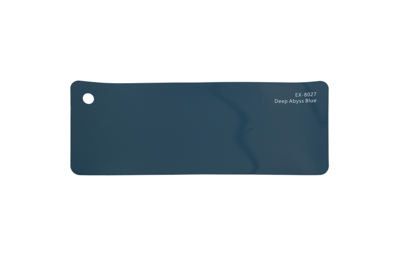 Premium PPF colour swatch in Deep Abyss Blue - Ozone Shield