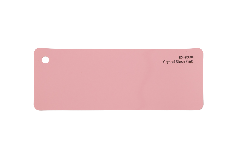 Premium PPF colour swatch in Crystal Blush Pink - Ozone Shield