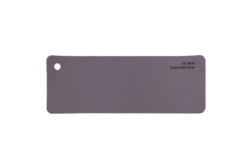 Premium PPF colour swatch in Violet Mist Grey - Ozone Shield