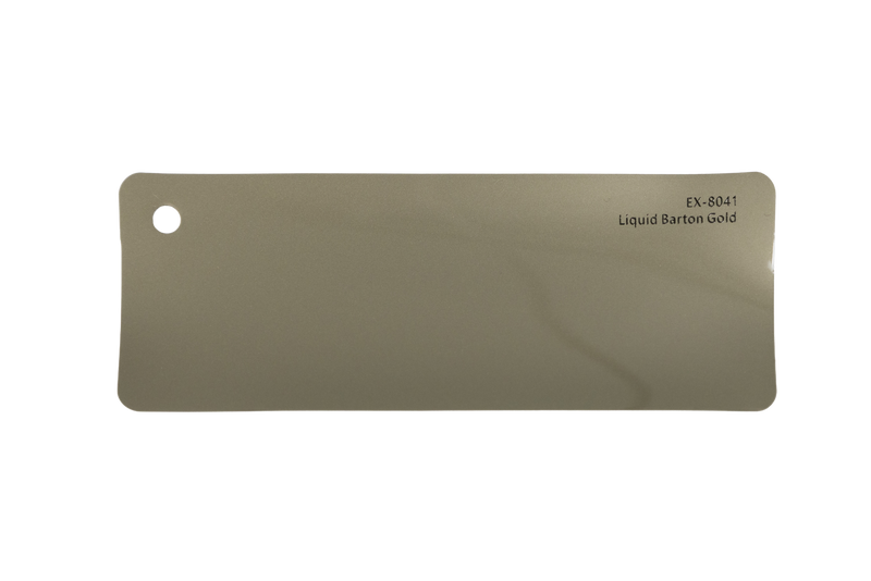 Premium PPF colour swatch in Liquid Barton Gold - Ozone Shield