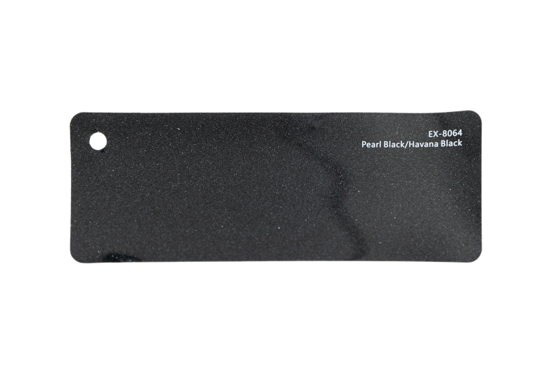 Premium PPF colour swatch in Pearl Black - Havana Black - Ozone Shield