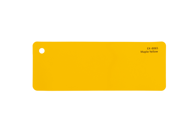 Premium PPF colour swatch in Maple Yellow - Ozone Shield