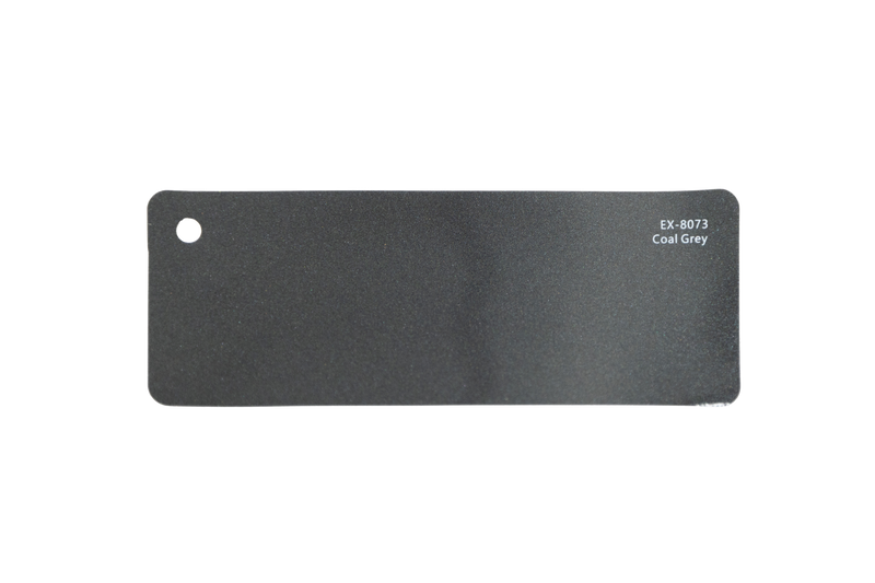 Premium PPF colour swatch in Coal Grey - Ozone Shield