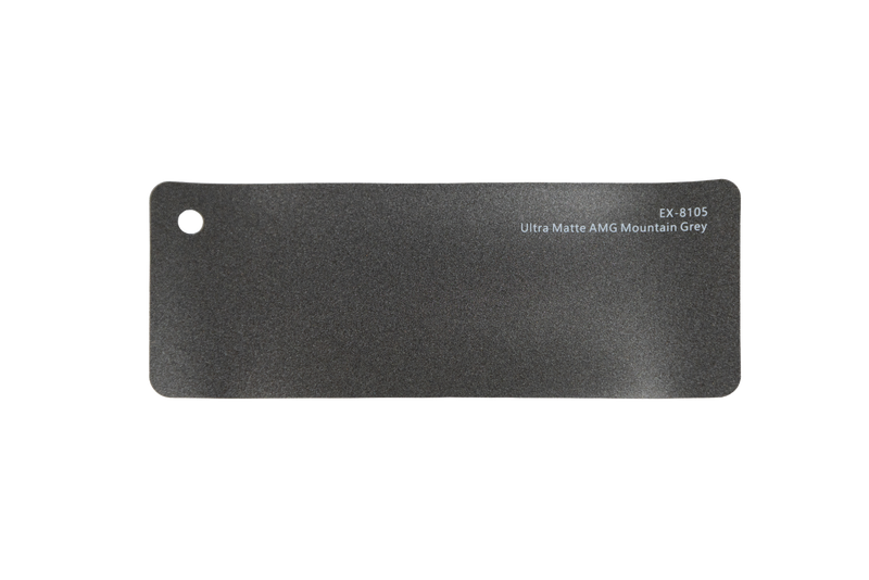 Premium PPF colour swatch in Ultra Matte AMG Mountain Grey - Ozone Shield