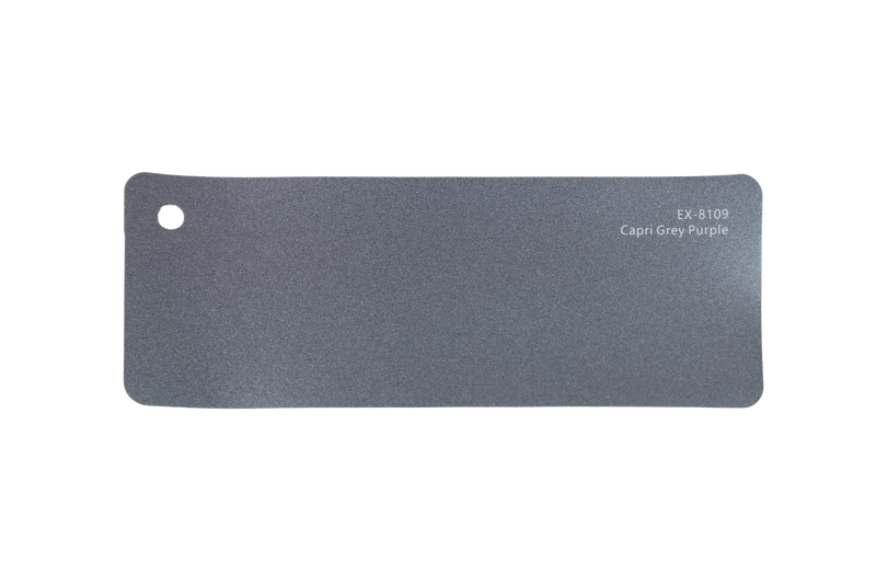 Premium PPF colour swatch in Capri Grey Purple - Ozone Shield