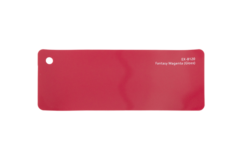 Premium PPF colour swatch in Fantasy Magenta Gloss - Ozone Shield