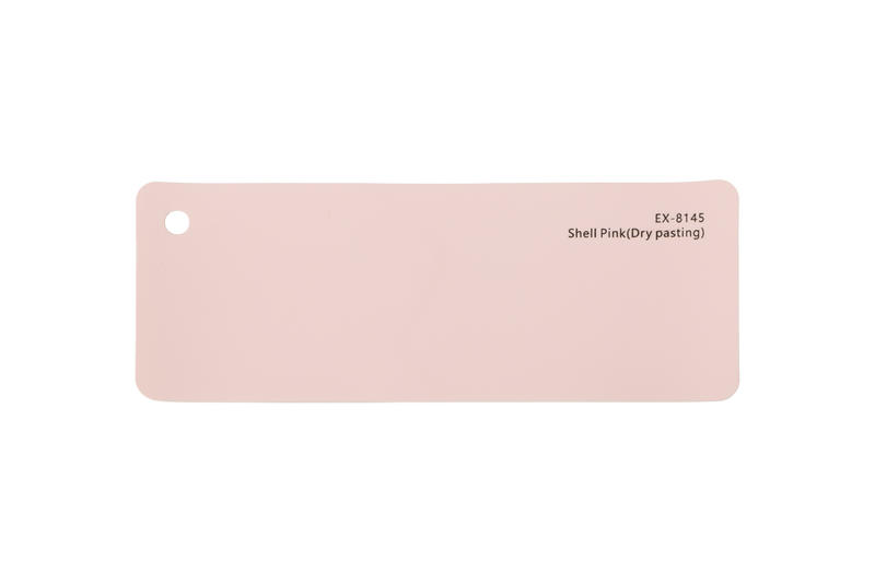 Premium PPF colour swatch in Shell Pink Dry Pasting - Ozone Shield