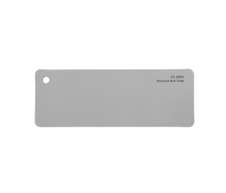 Premium PPF colour swatch in Porsche Ash Grey - Ozone Shield