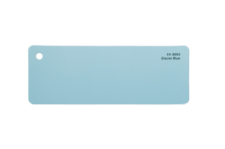 Premium PPF colour swatch in Glacier Blue - Ozone Shield