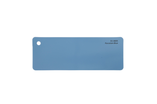 Premium PPF colour swatch in Porcelain Blue - Ozone Shield