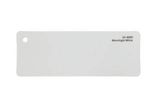 Premium PPF colour swatch in Moonlight White - Ozone Shield