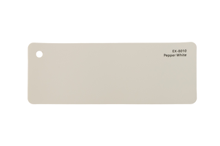 Premium PPF colour swatch in Pepper White - Ozone Shield