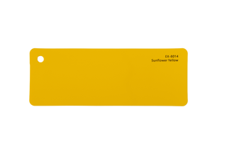 Premium PPF colour swatch in Sunflower Yellow - Ozone Shield