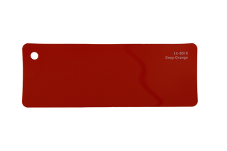Premium PPF colour swatch in Deep Orange - Ozone Shield