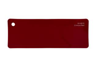 Premium PPF colour swatch in Crimson Red - Ozone Shield