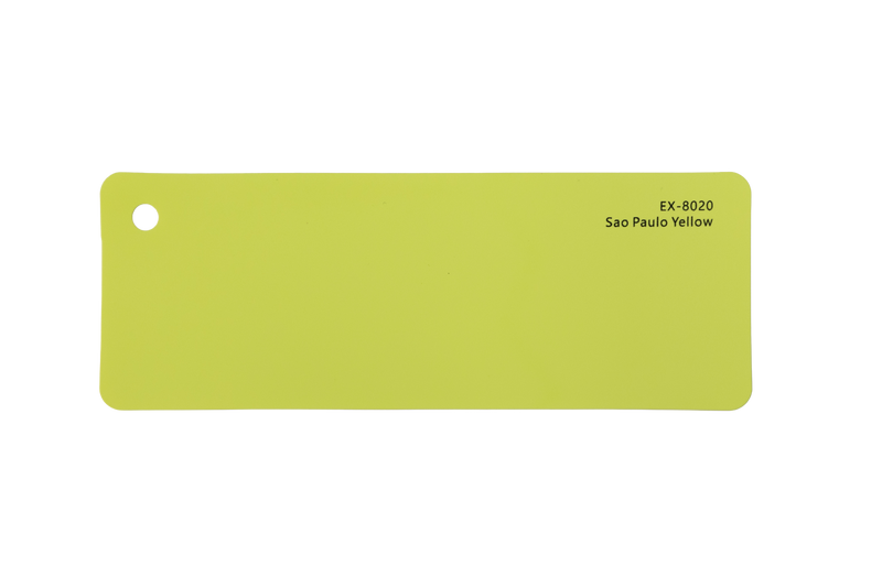Premium PPF colour swatch in Sao Paulo Yellow - Ozone Shield