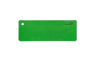 Premium PPF colour swatch in Lizard Green A - Ozone Shield
