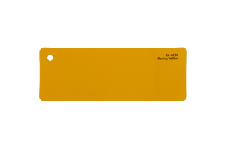 Premium PPF colour swatch in Racing Yellow - Ozone Shield