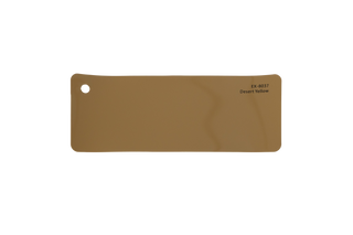 Premium PPF colour swatch in Desert Yellow - Ozone Shield