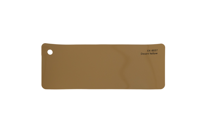 Premium PPF colour swatch in Desert Yellow - Ozone Shield