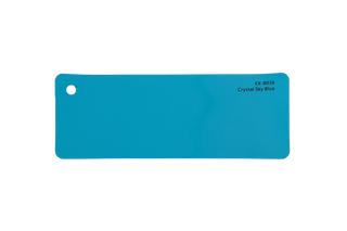 Premium PPF colour swatch in Crystal Sky Blue - Ozone Shield