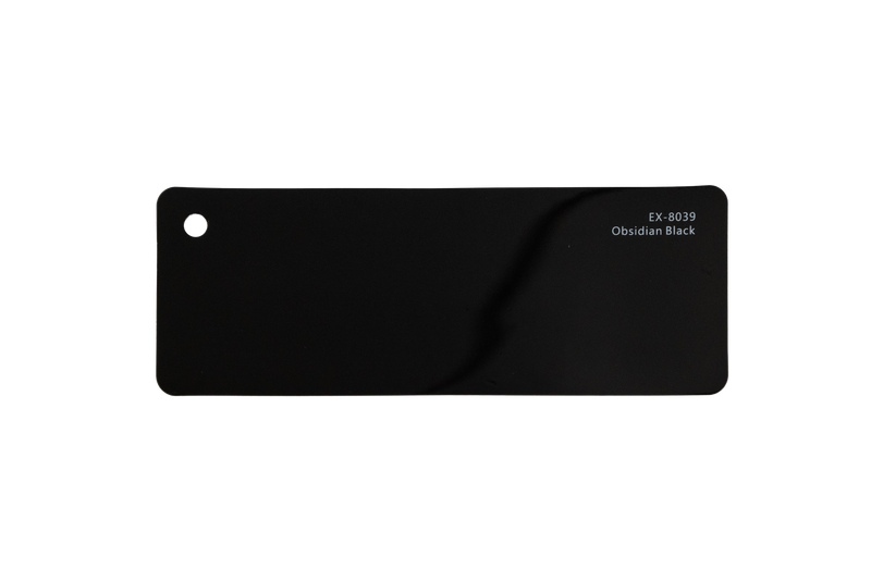 Premium PPF colour swatch in Obsidian Black - Ozone Shield