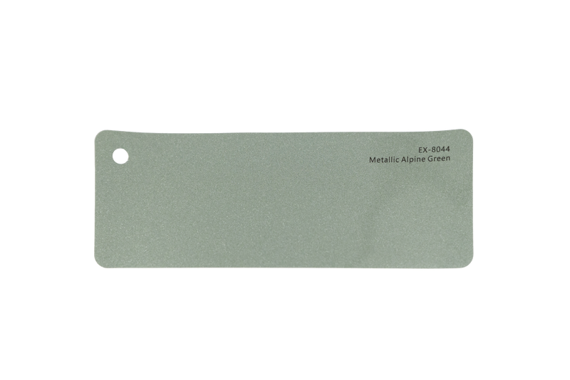 Premium PPF colour swatch in Metallic Alpine Green - Ozone Shield