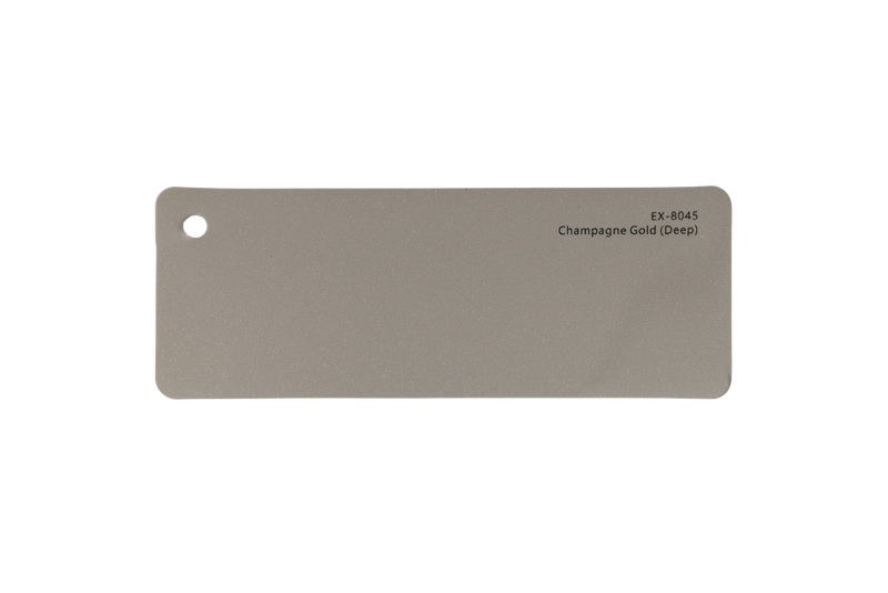 Premium PPF colour swatch in Champagne Gold Deep - Ozone Shield