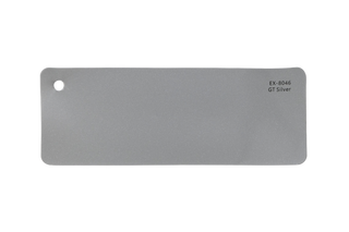 Premium PPF colour swatch in GT Silver - Ozone Shield