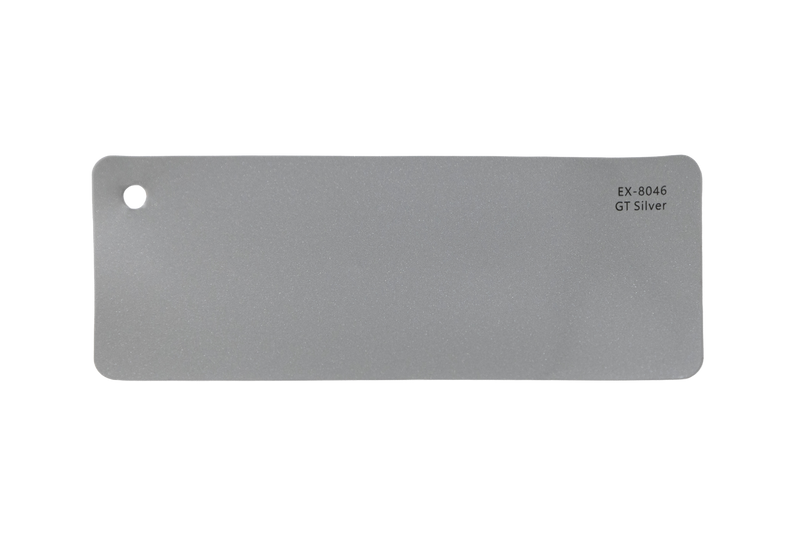 Premium PPF colour swatch in GT Silver - Ozone Shield