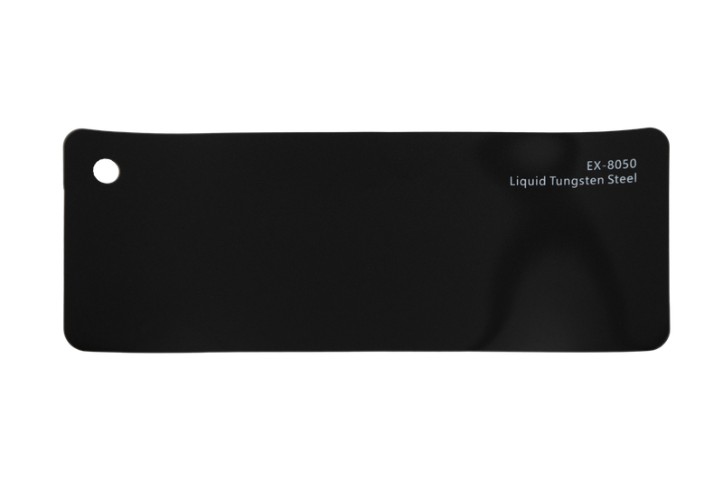 Premium PPF colour swatch in Liquid Tungsten Steel - Ozone Shield