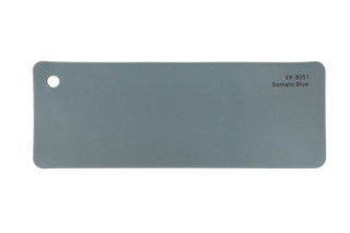 Premium PPF colour swatch in Somato Blue - Ozone Shield