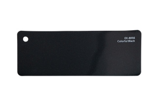Premium PPF colour swatch in Colorful Black - Ozone Shield