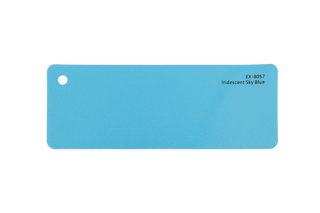 Premium PPF colour swatch in Iridescent Sky Blue - Ozone Shield