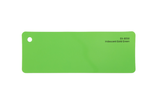 Premium PPF colour swatch in Iridescent Gold Green - Ozone Shield