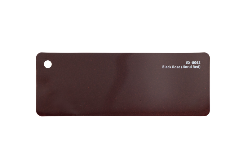 Premium PPF colour swatch in Black Rose Jinrui Red - Ozone Shield