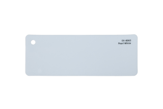 Premium PPF colour swatch in Pearl White - Ozone Shield