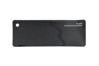 Premium PPF colour swatch in Pearl Black - Havana Black - Ozone Shield