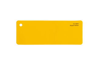 Premium PPF colour swatch in Maple Yellow - Ozone Shield
