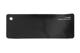 Premium PPF colour swatch in Metallic Black Gold - Ozone Shield
