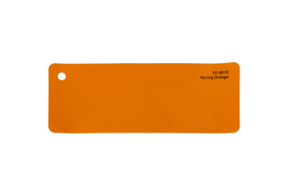 Premium PPF colour swatch in Racing Orange - Ozone Shield