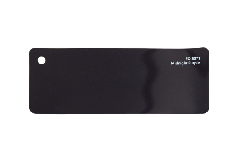 Premium PPF colour swatch in Midnight Purple - Ozone Shield