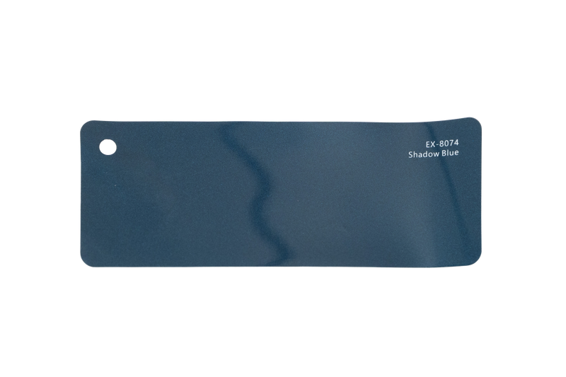 Premium PPF colour swatch in Shadow Blue - Ozone Shield