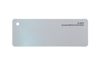 Premium PPF colour swatch in Diamond White to Pine Green - Ozone Shield