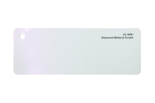 Premium PPF colour swatch in Diamond White to Purple - Ozone Shield