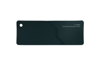 Premium PPF colour swatch in Chameleon Red Blue Green - Ozone Shield