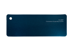 Premium PPF colour swatch in Chameleon Purple Blue Green - Ozone Shield