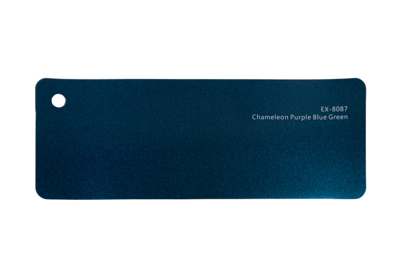 Premium PPF colour swatch in Chameleon Purple Blue Green - Ozone Shield